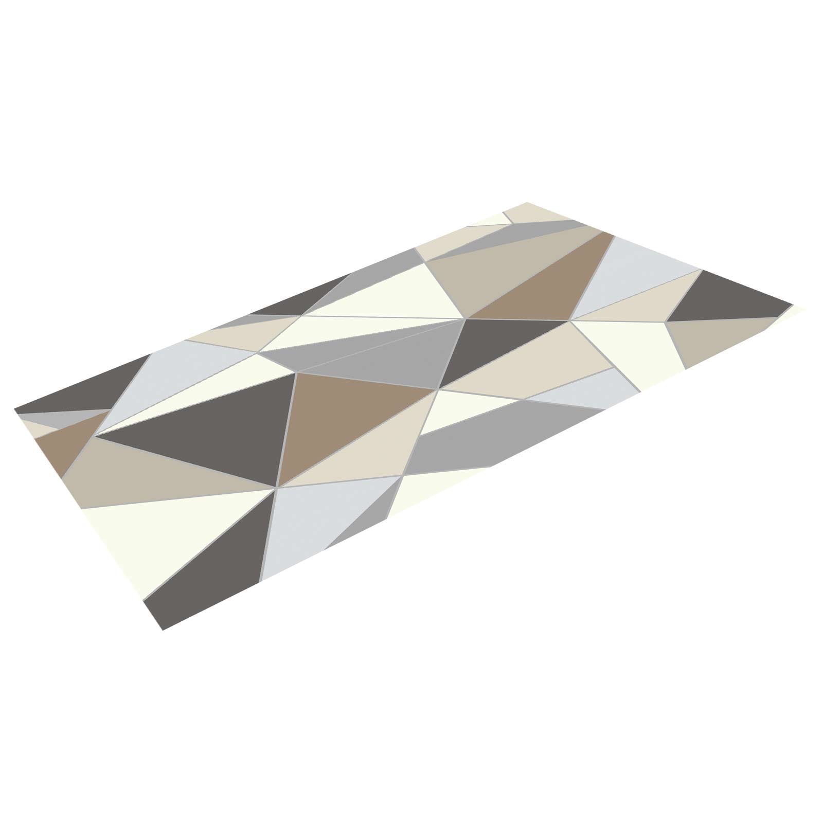 Large Area Rug 5 X 7 Ft Anti-Skid Tear-Resistant Floor Mat Modern Charcoal Gray_maomaolike.com